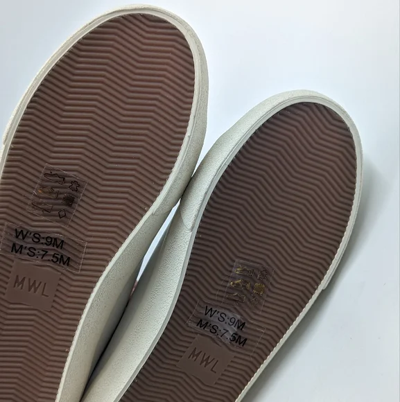 MADEWELL Sidewalk Low-Top Leather & Snake-Print Sneakers NWOB Sz 9 - Picture 12 of 14